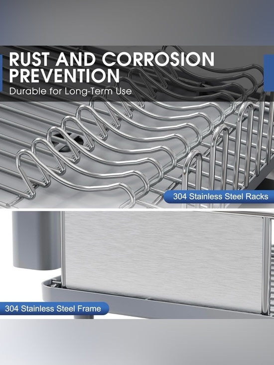 Stainless Steel Dish Drying Rack - Picture 5 of 9